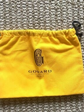 Goyard Dust Bag — Yellow